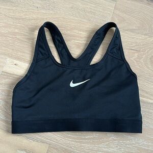 Nike Sports Bra Black Size Small Gym Athletic Drifit Workout Yoga Crop Top